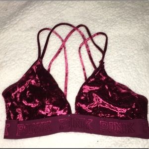 VS • PINK velvet bra/bralette